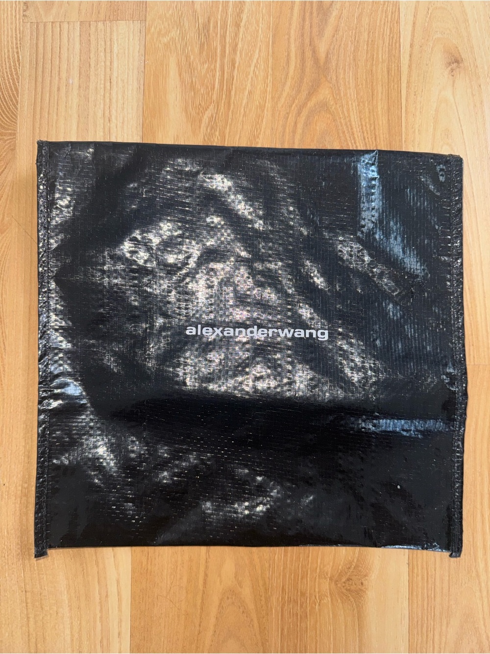 Alexander Wang Black Glossy Carrying Case